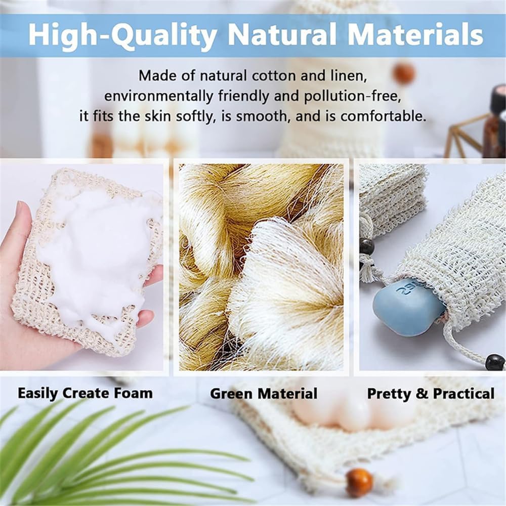 Sopurrrdy bolsa de sisal natural, material sostenible y reutilizable