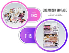 Sorbus small-drawer section keeps lipsticks and jewelry tidy