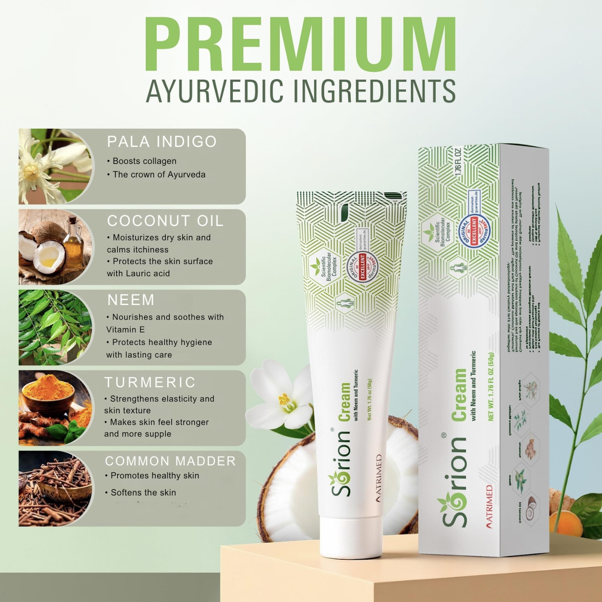 Sorion Crema Cuerpo Envase Empacado: presentación segura y fácil de usar.