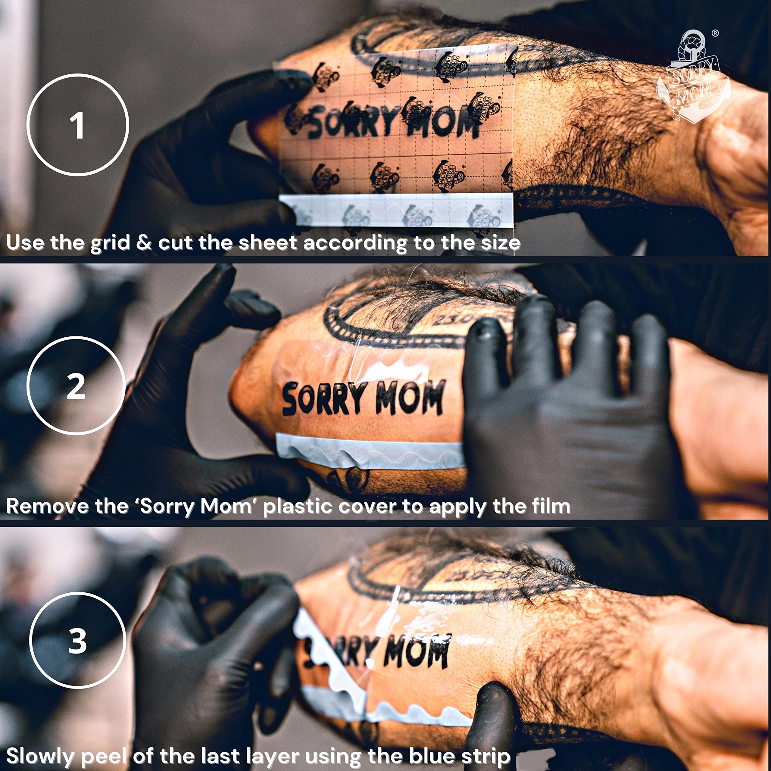 Sorry Mom second-skin wrap provides durable shield while you move.