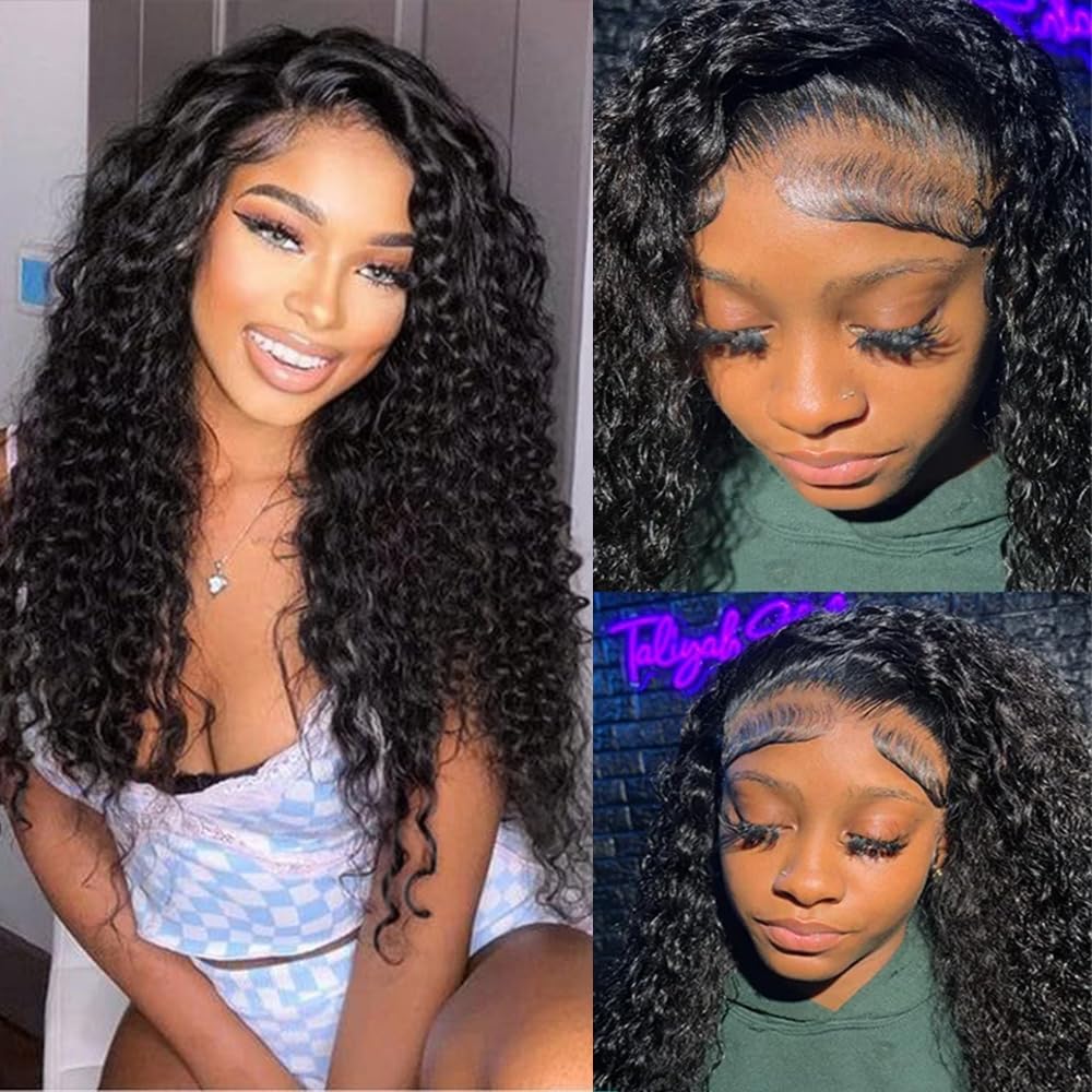 SOSATISFY Deep wave texture suits ponytails and buns