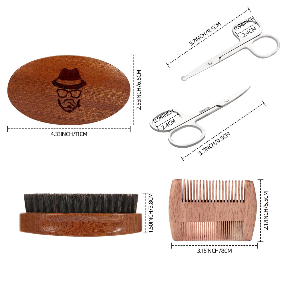 Sosoon mustache scissors pair for precise trimming on the go