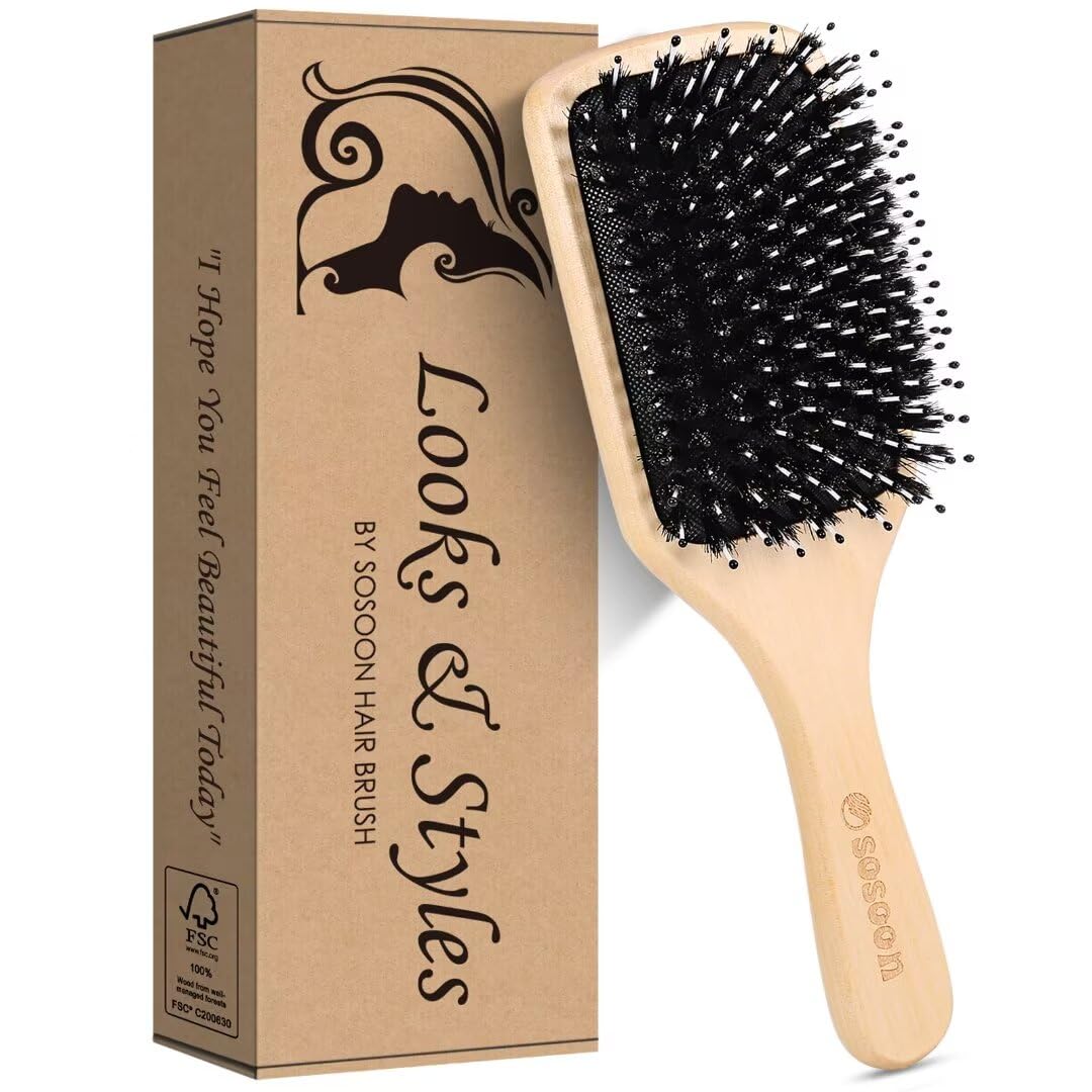 Sosoon wide-tooth comb use for thick or curly hair
