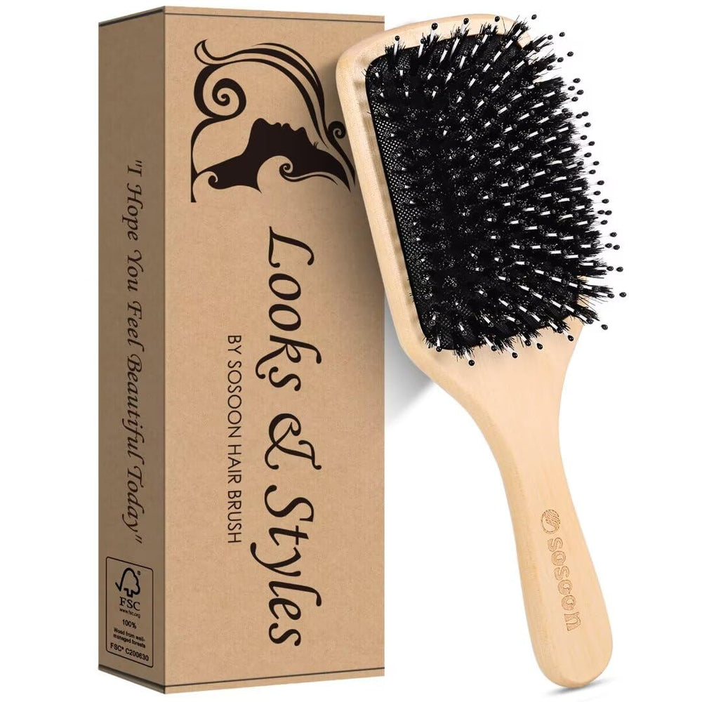 Sosoon wide-tooth comb use for thick or curly hair