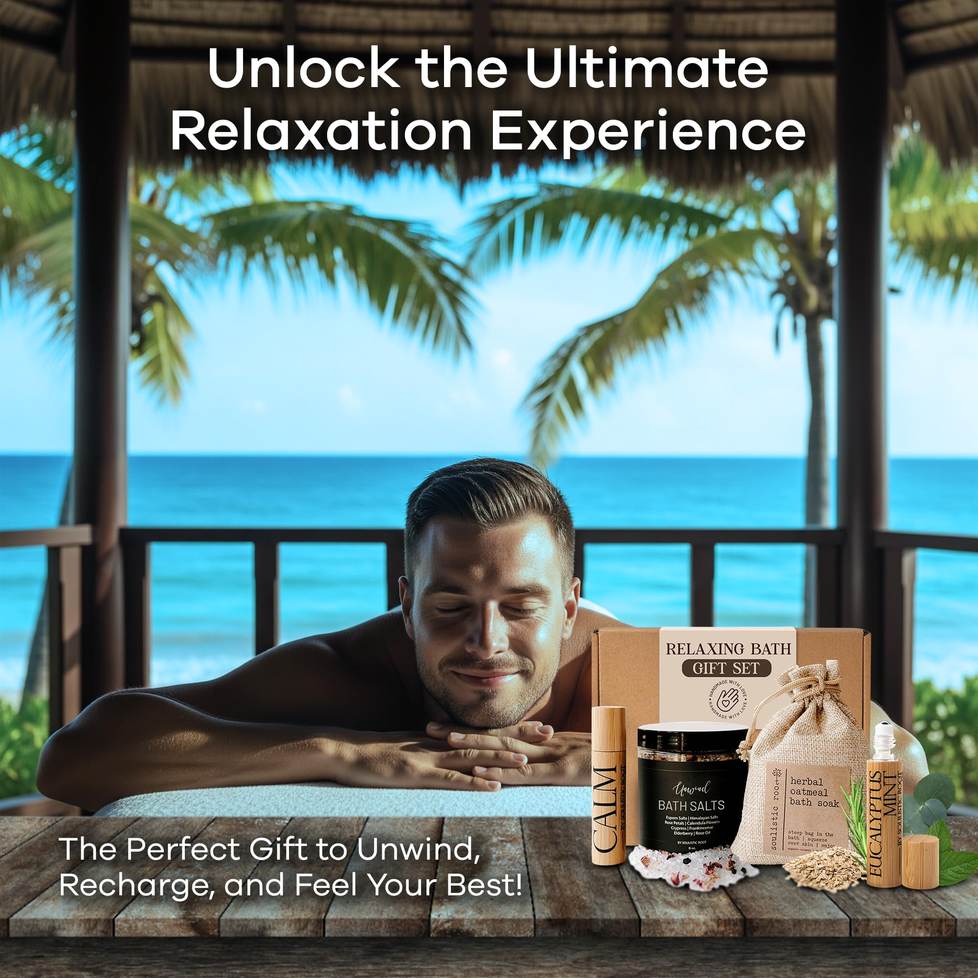 Soulistic Root self-care kit display encouraging thoughtful gifting
