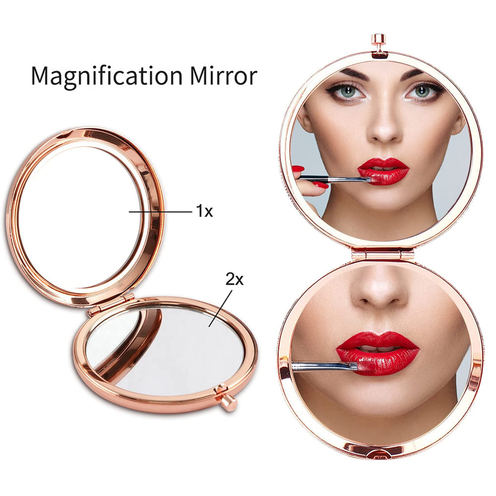 Soulpetals portable makeup mirror ideal as a thoughtful gift for daughters on birthdays.