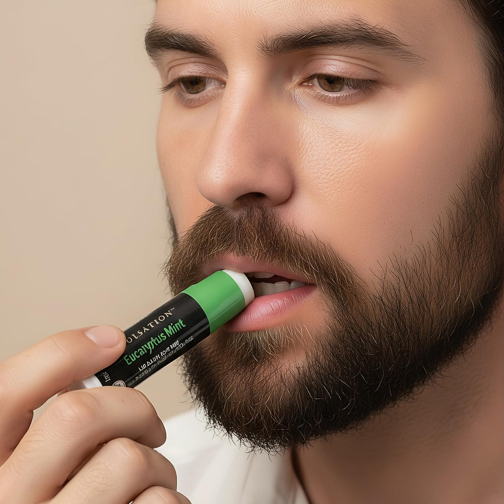 SOULSATION bálsamo labial para viaje en formato compacto, práctico.