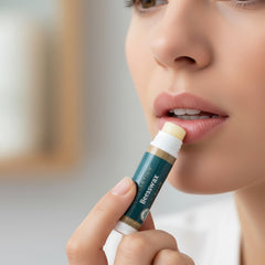 Bálsamo labial SOULSATION textura suave y aroma agradable al aplicar
