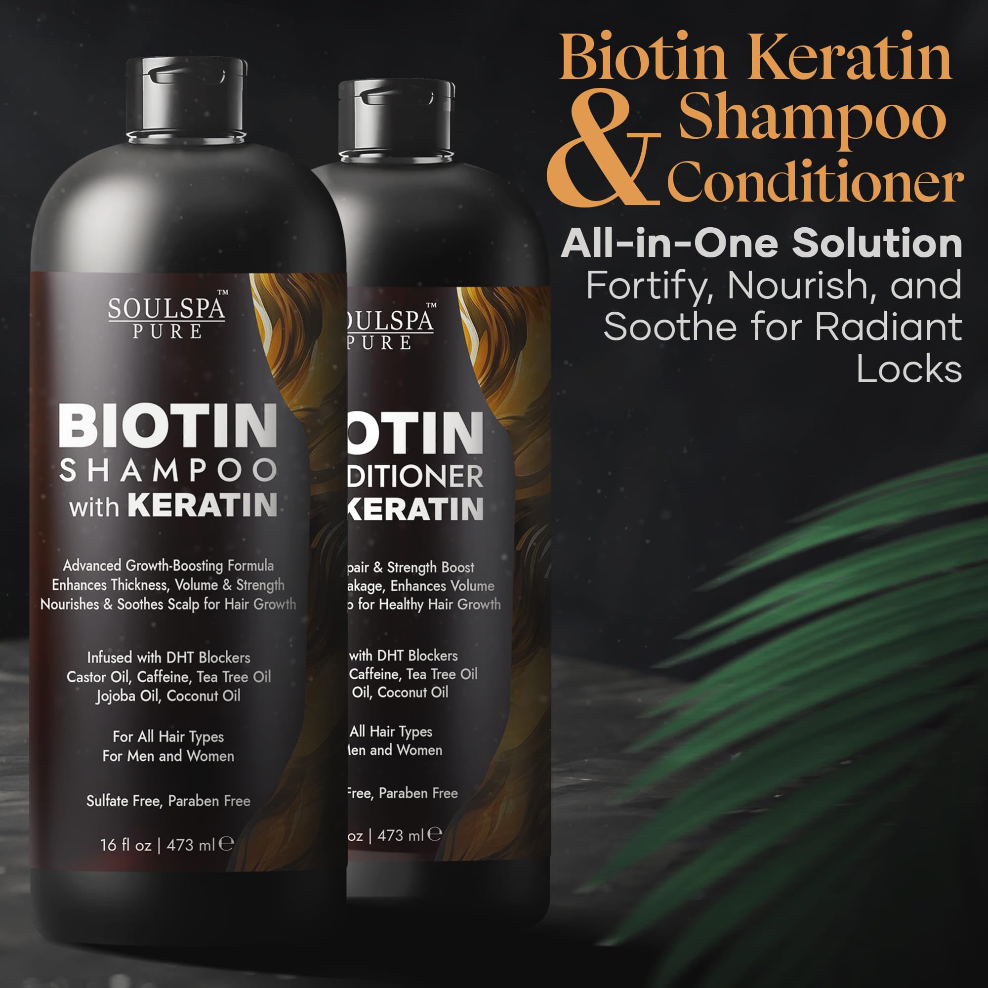 SoulSpa Pure Shampoo pour action demonstrates easy application