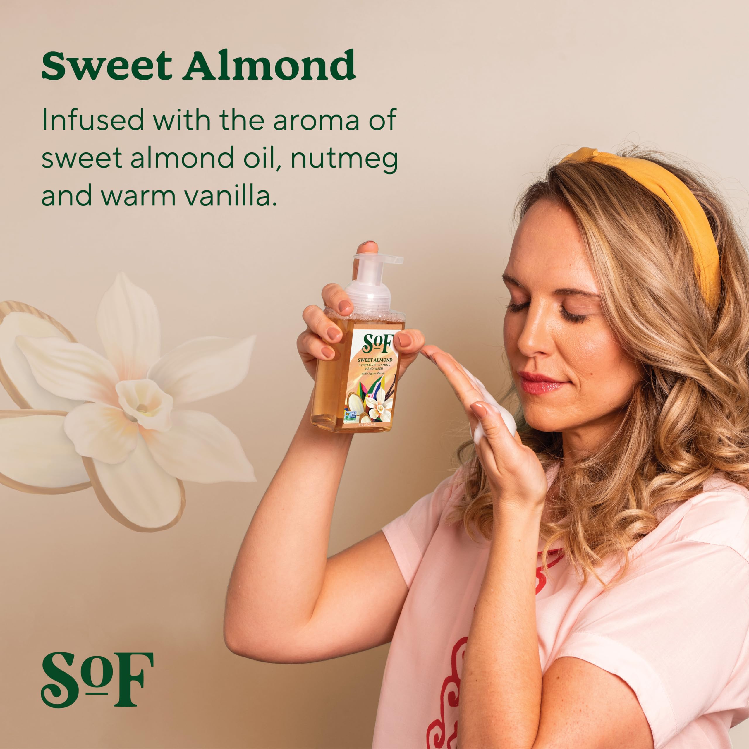 South Of France SoF aroma de almendra y vainilla, experiencia sensorial agradable.
