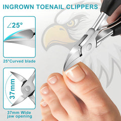 Southman long-handle toenail clippers for easier reach
