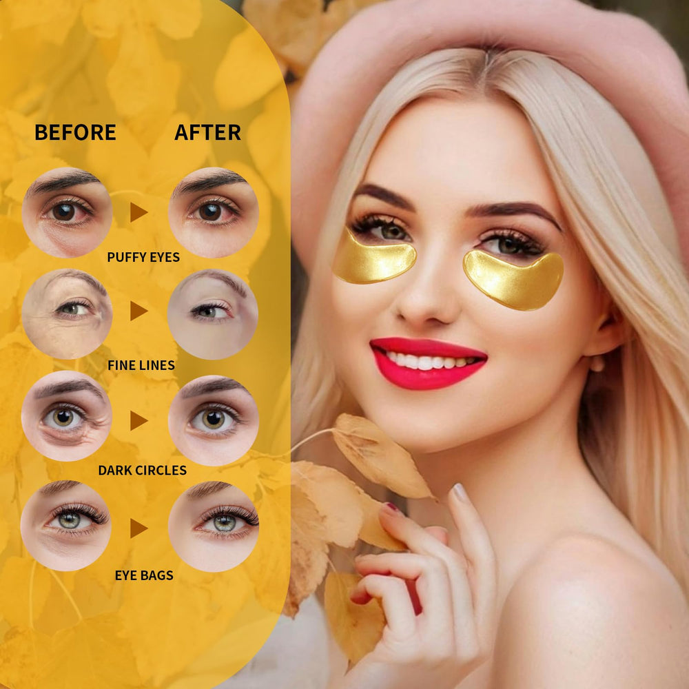 Souwixlum eye gel pads pack highlights hydration and smooth texture.