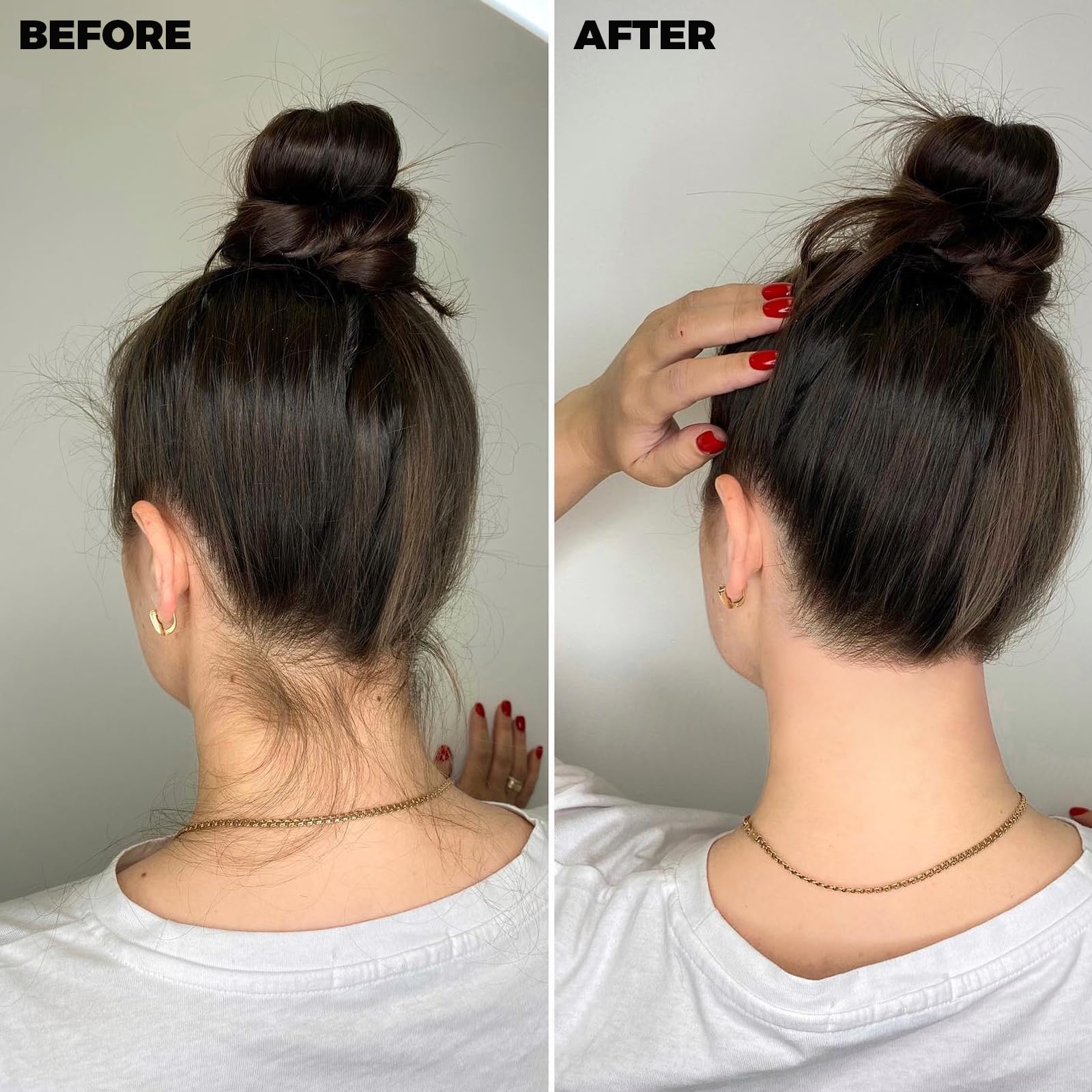 SOVONCARE edge-control wax stick delivers light hold for all-day style.