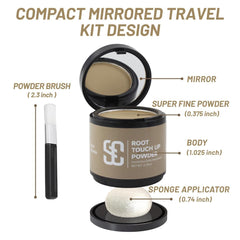 SOVONCARE Gray roots coverage with natural-looking hairline powder.
