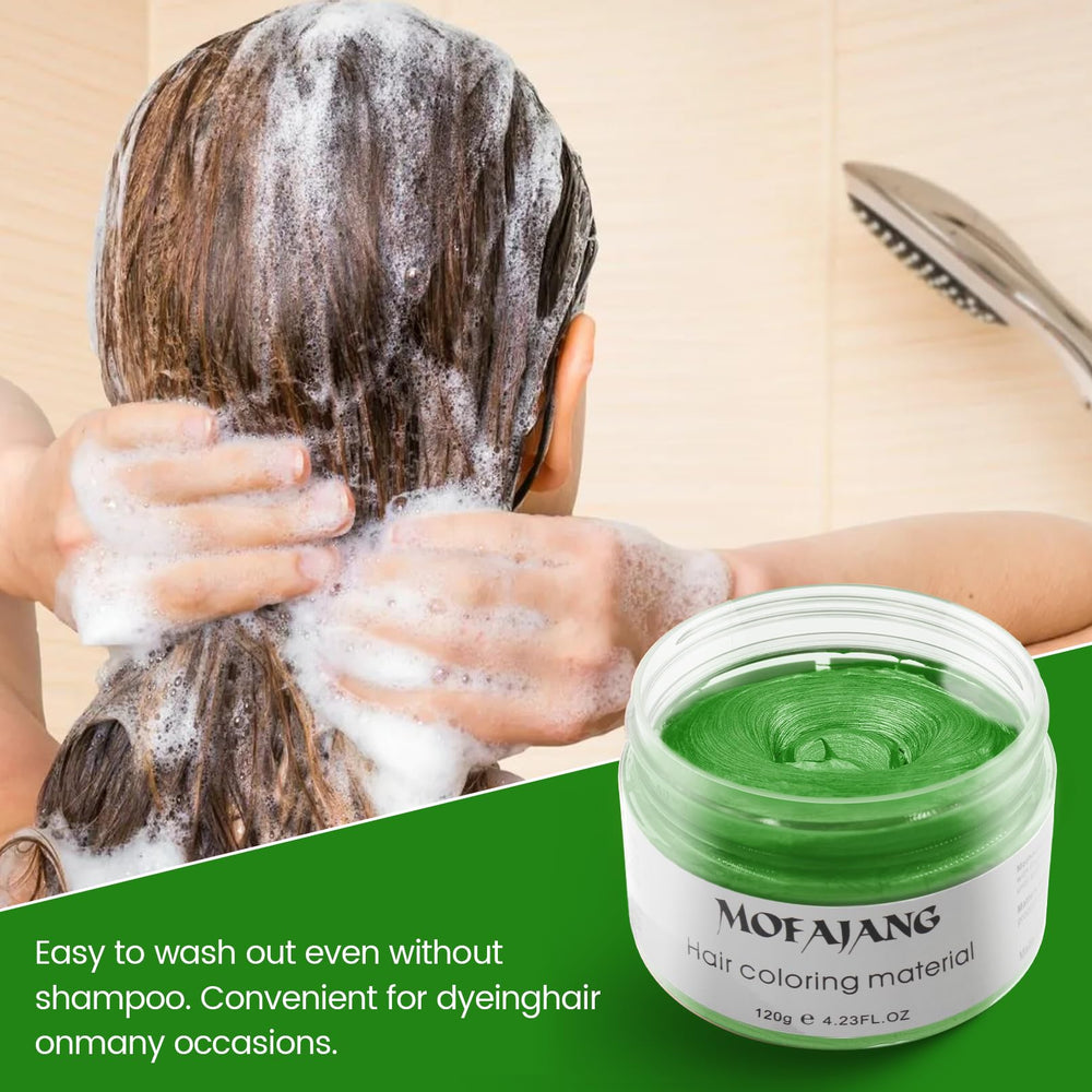 SOVONCARE Green Temporary Hair Color Wax women's style enables versatile, wash-off color