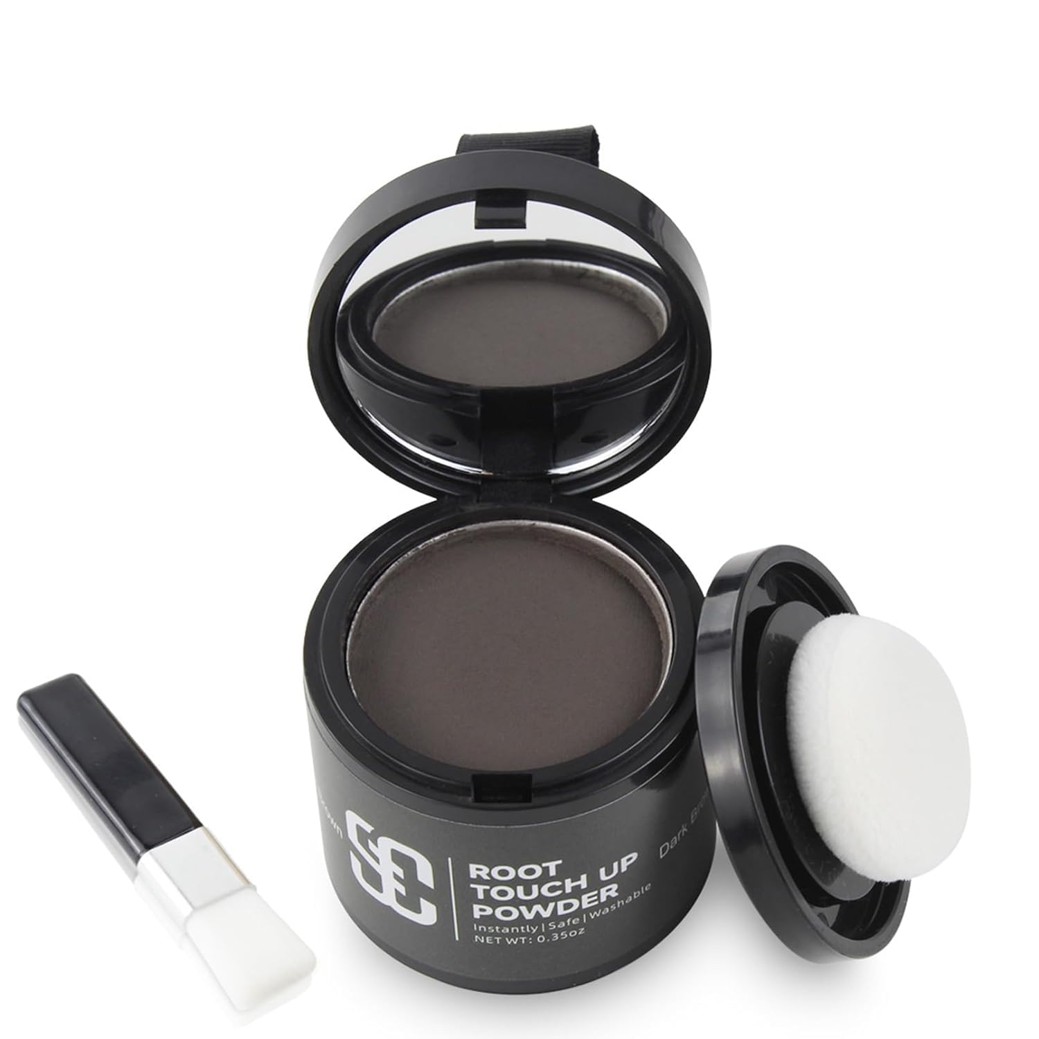 SOVONCARE Hairline Powder bottle close-up showing quick coverage for thinning areas