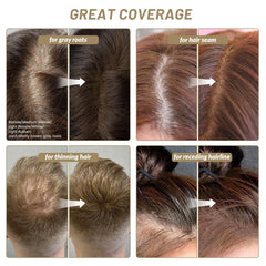 SOVONCARE Hairline Powder covers gray roots for seamless color match