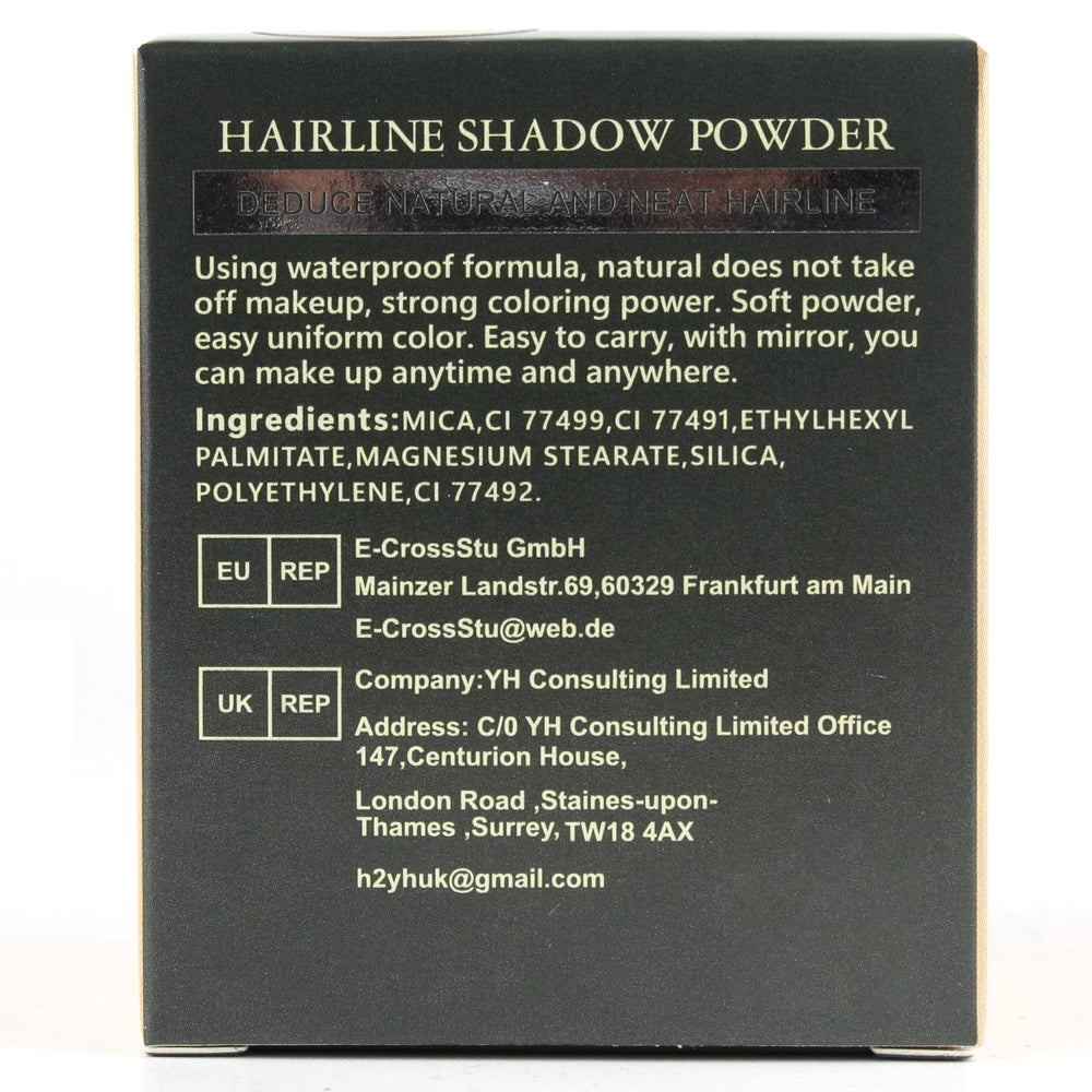 SOVONCARE Hairline Powder packaging highlights beeswax-based formula.