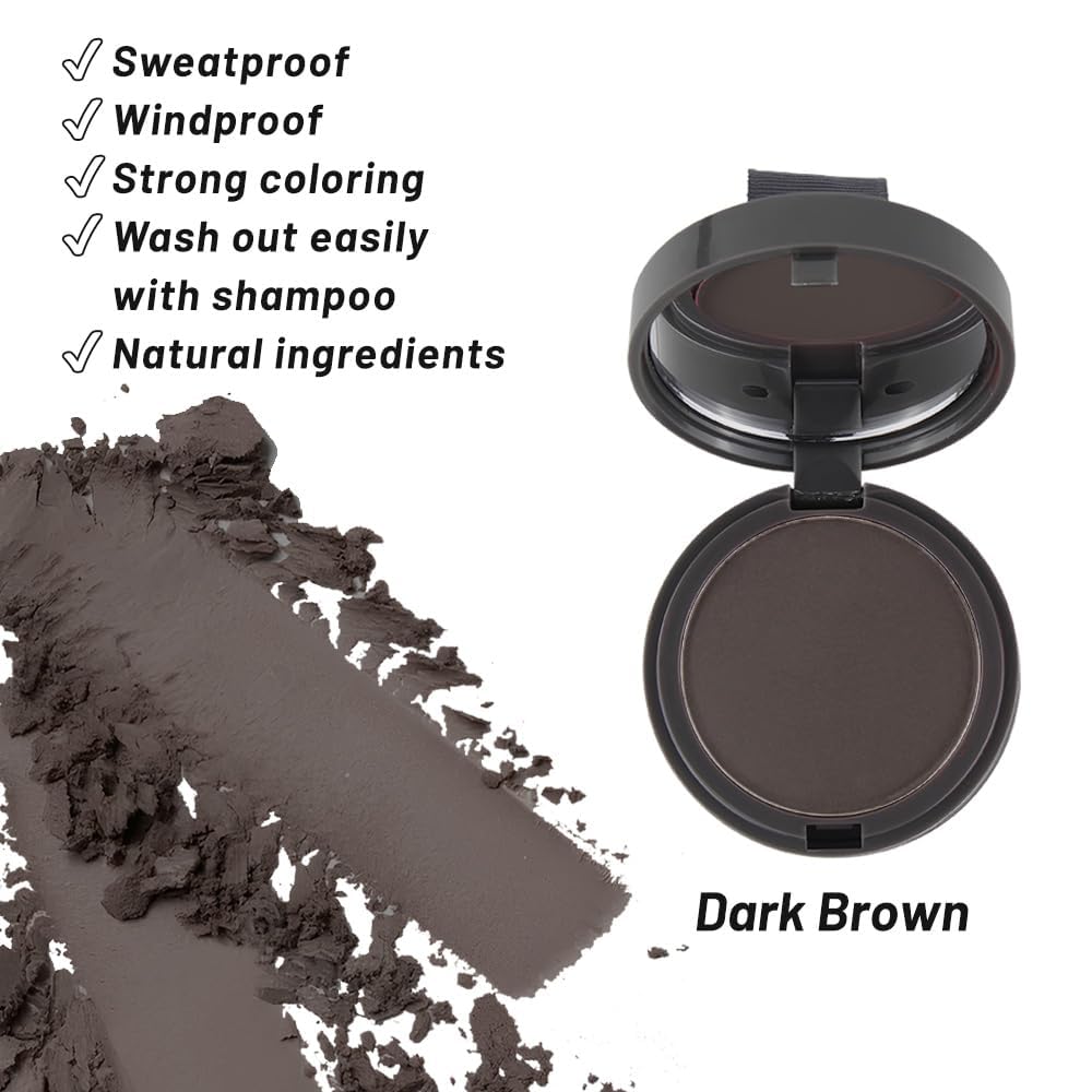 SOVONCARE Hairline Powder root touch-up covers gray roots instantly