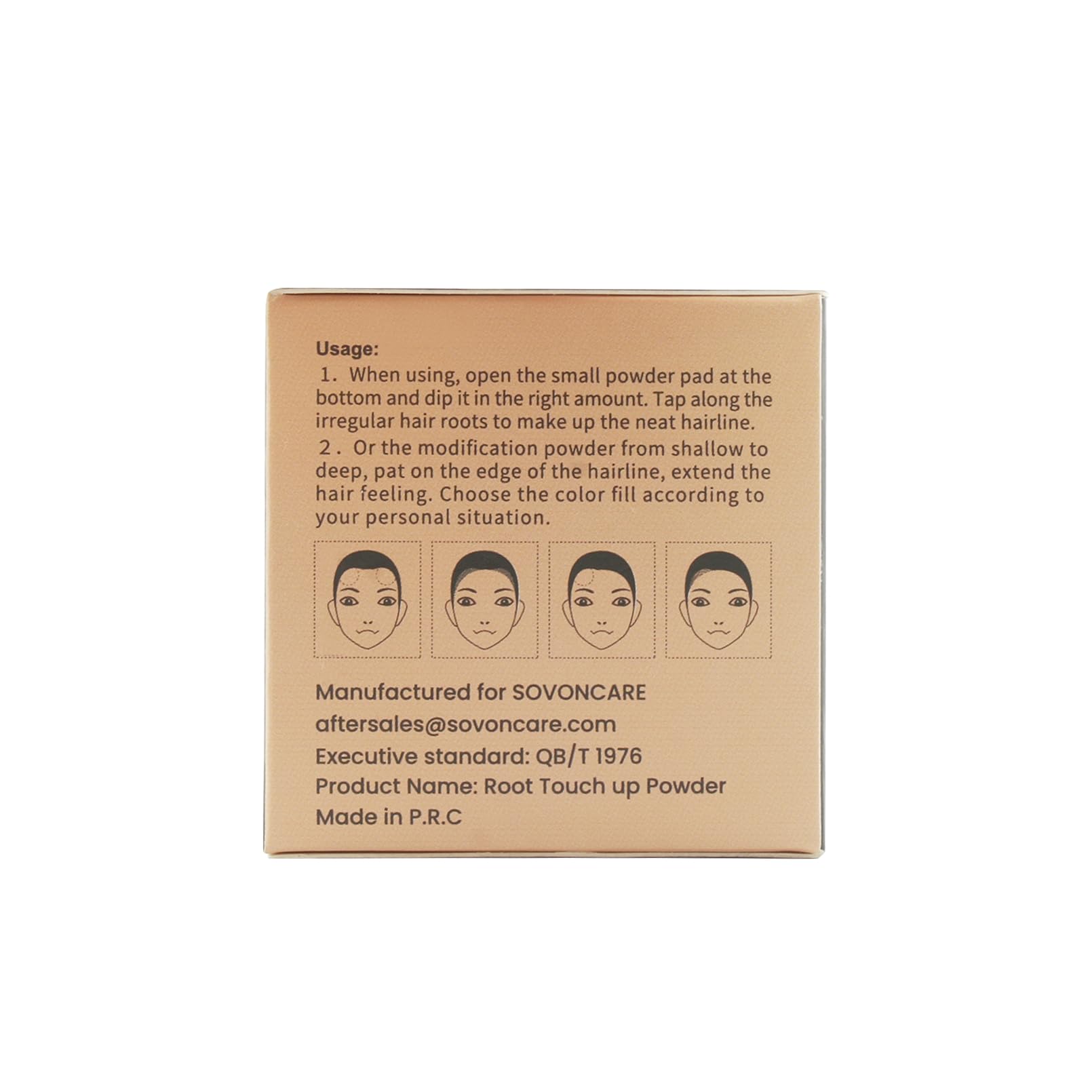 SOVONCARE Natural-blend shade to match your hair color.