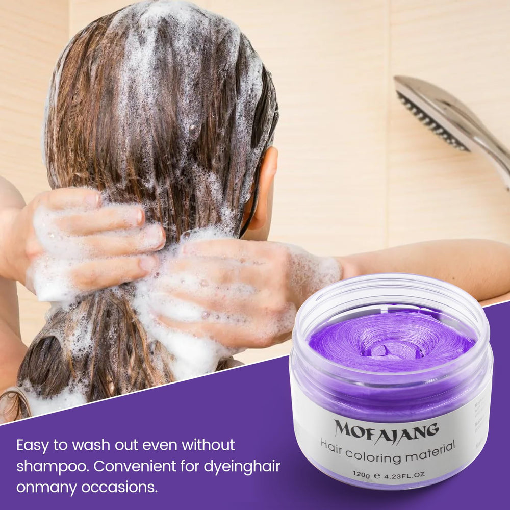 SOVONCARE purple wax party look ideal for festival or nightlife color