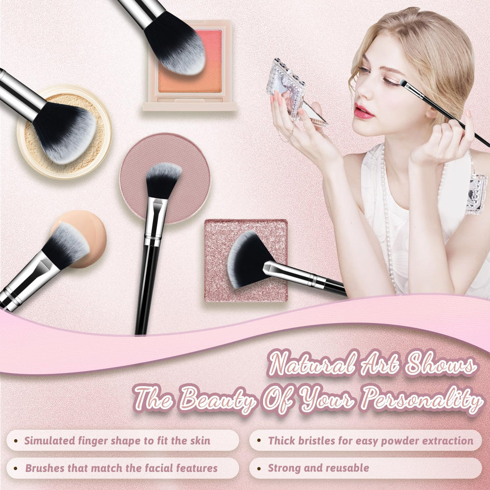 SOYOK ergonomic handle closeup demonstrates comfortable grip during makeup application