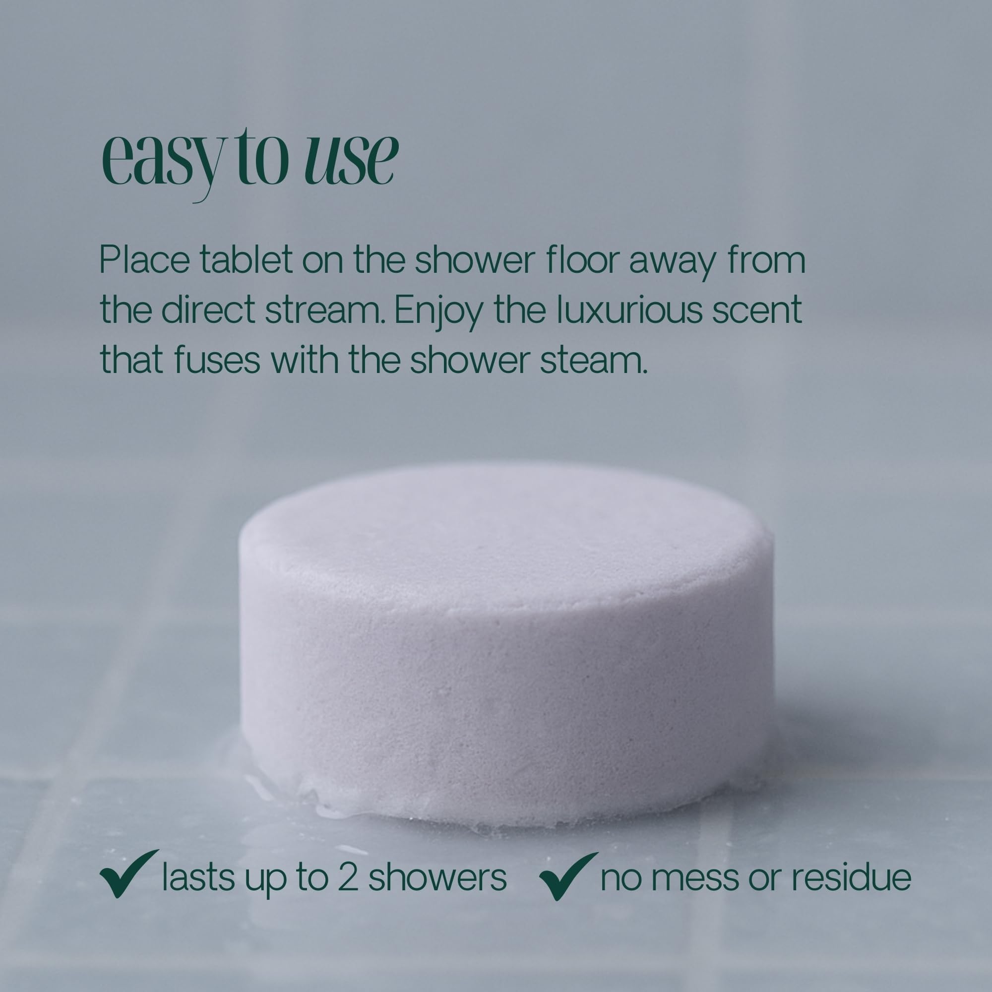 Spa For One resealable pouch with ten tablets for long-lasting use.