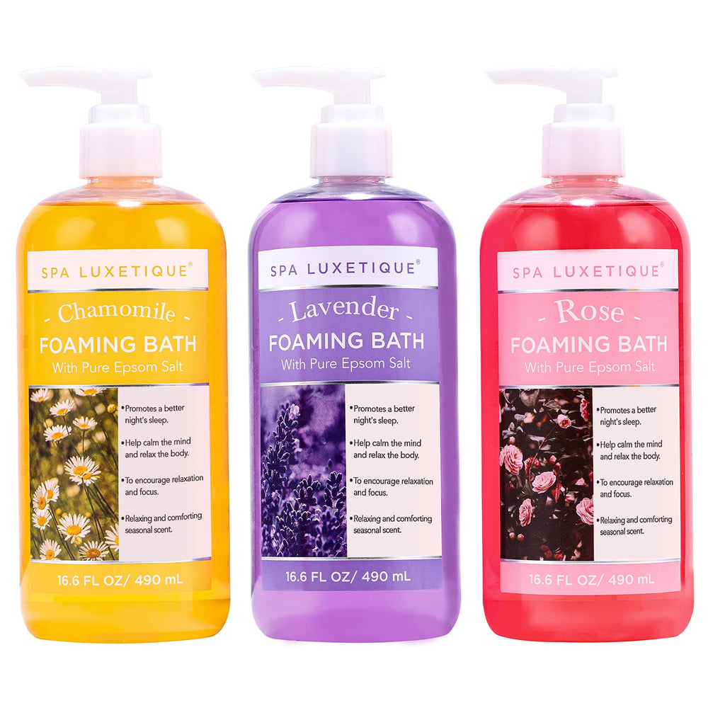 Spa Luxetique Bano Espuma Lavanda: burbujas relajantes para una experiencia spa en casa.