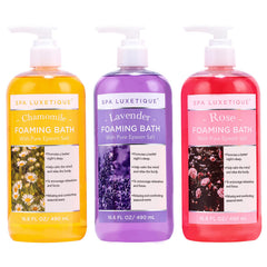 Spa Luxetique Bano Espuma Lavanda: burbujas relajantes para una experiencia spa en casa.
