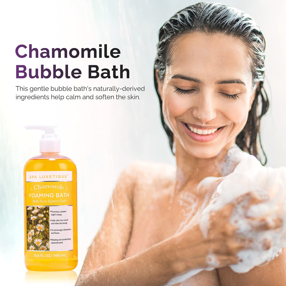 Spa Luxetique Envase Grande Bano Espuma: dosifica fácil para sesiones relajantes.