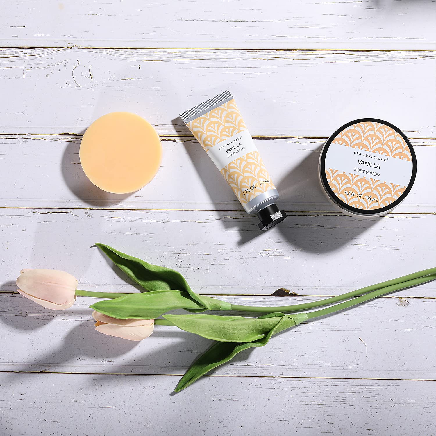 Spa Luxetique gel de ducha vainilla, aroma reconfortante para empezar el día.
