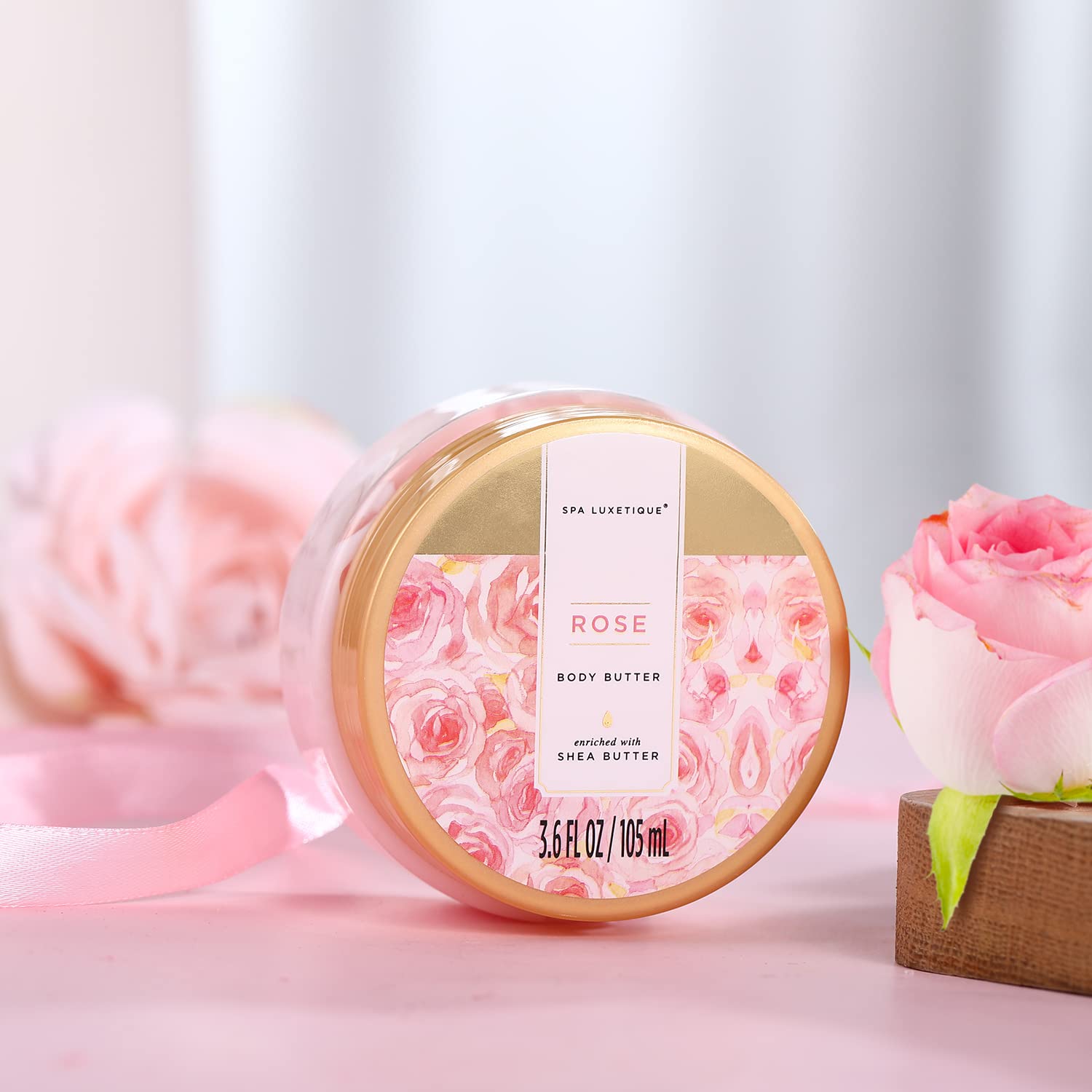 Spa Luxetique manteca corporal y sales de baño para piel hidratada
