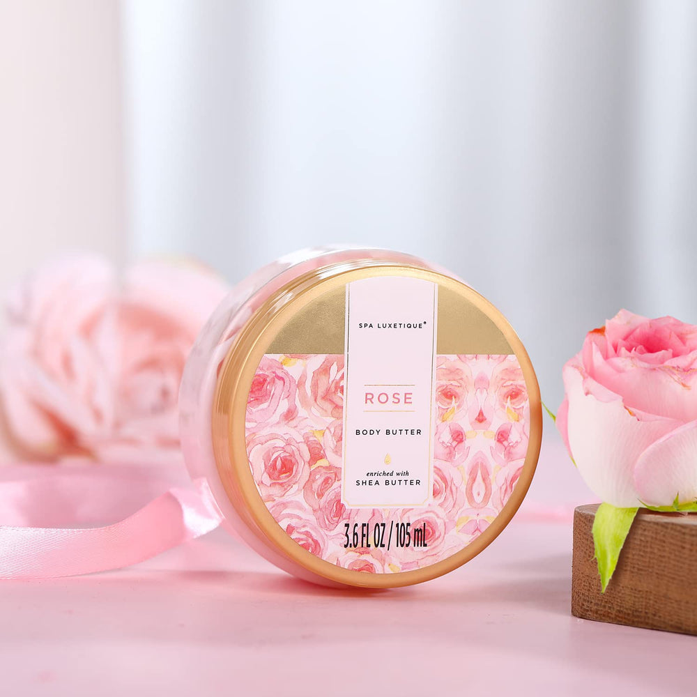 Spa Luxetique manteca corporal y sales de baño para piel hidratada