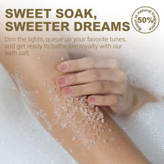 Spa Luxetique nourishing body lotion promotes smooth skin after use.