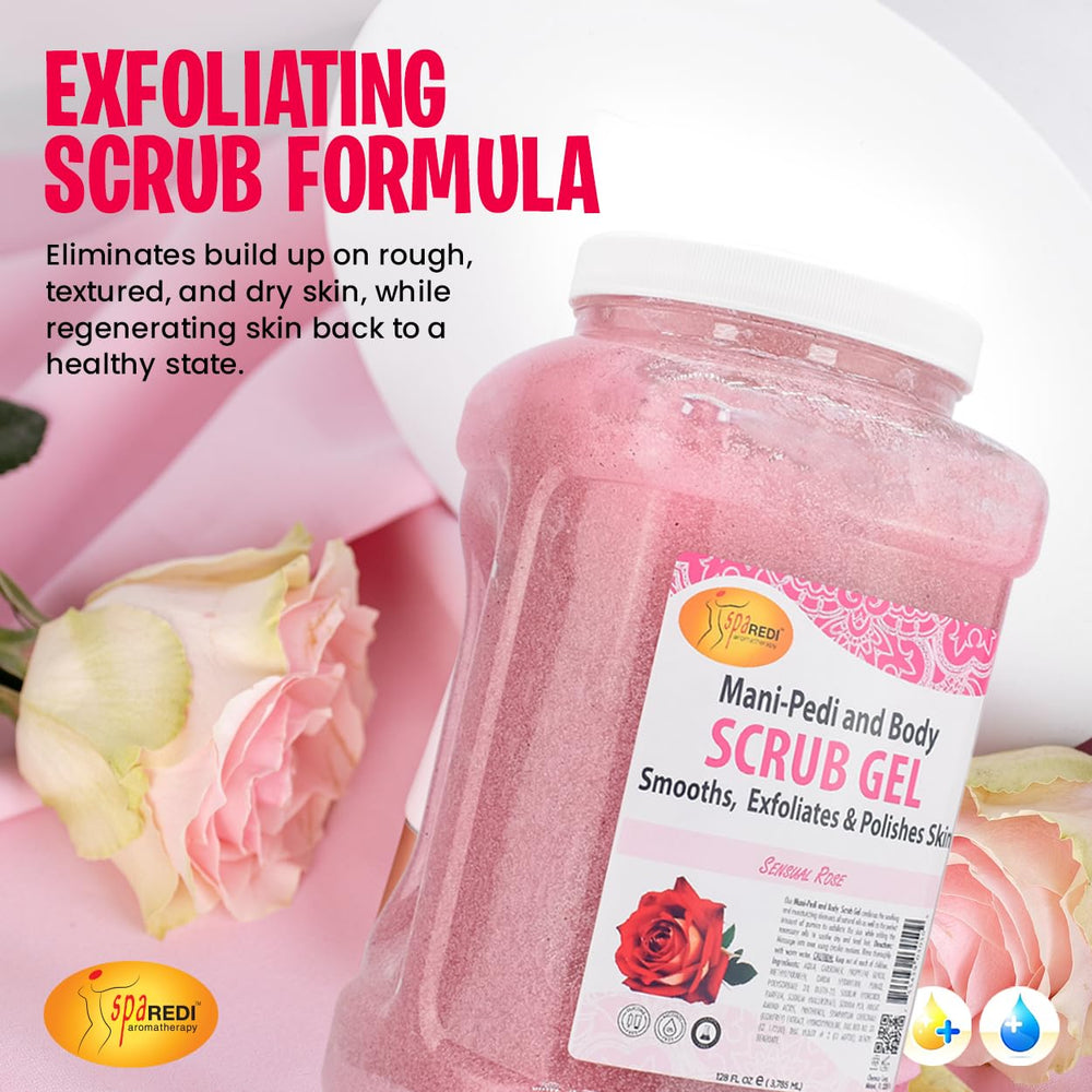 SPA REDI packaging highlights paraben-free, sulfate-free, cruelty-free formula.