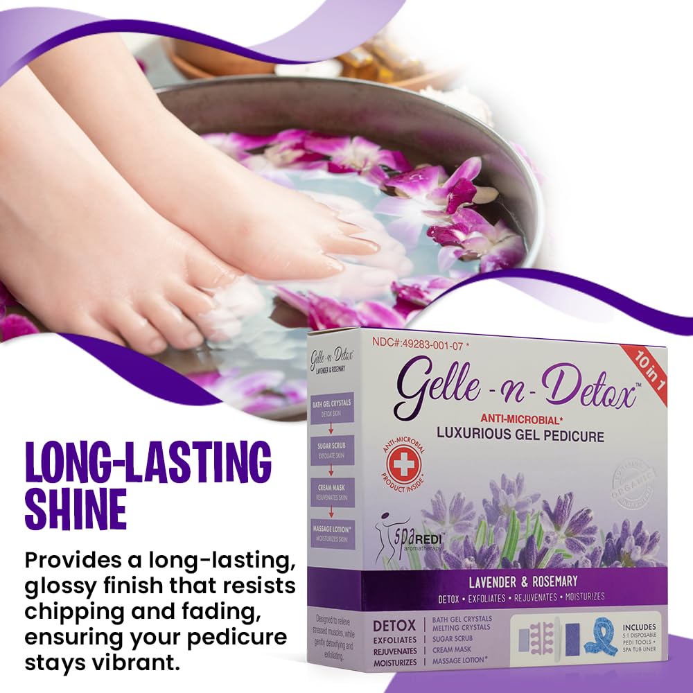 SPA REDI Gelle-n-Detox USA-made care suitable for families and all ages.