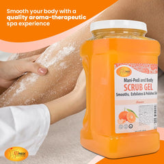 Spa Redi Pedi Scrub Gel hyaluronic acid infusion near ingredients