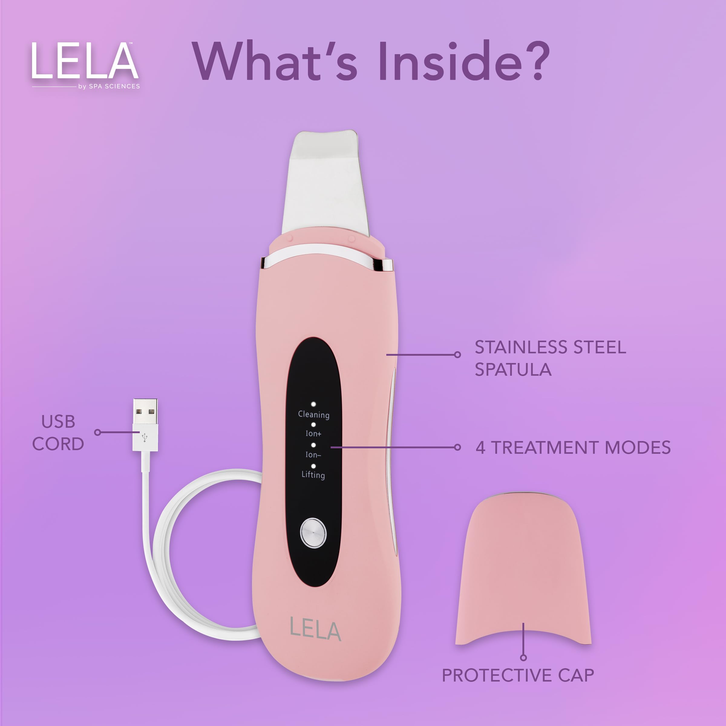 Spa Sciences LELA pore extraction action targets refined pores for smoother skin.