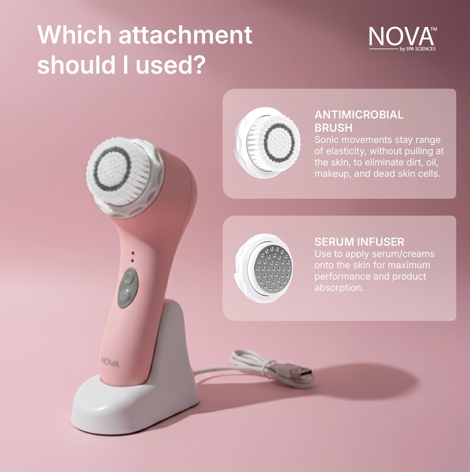 Spa Sciences NOVA demonstrates 18,000 movements per minute for powerful sonic cleansing