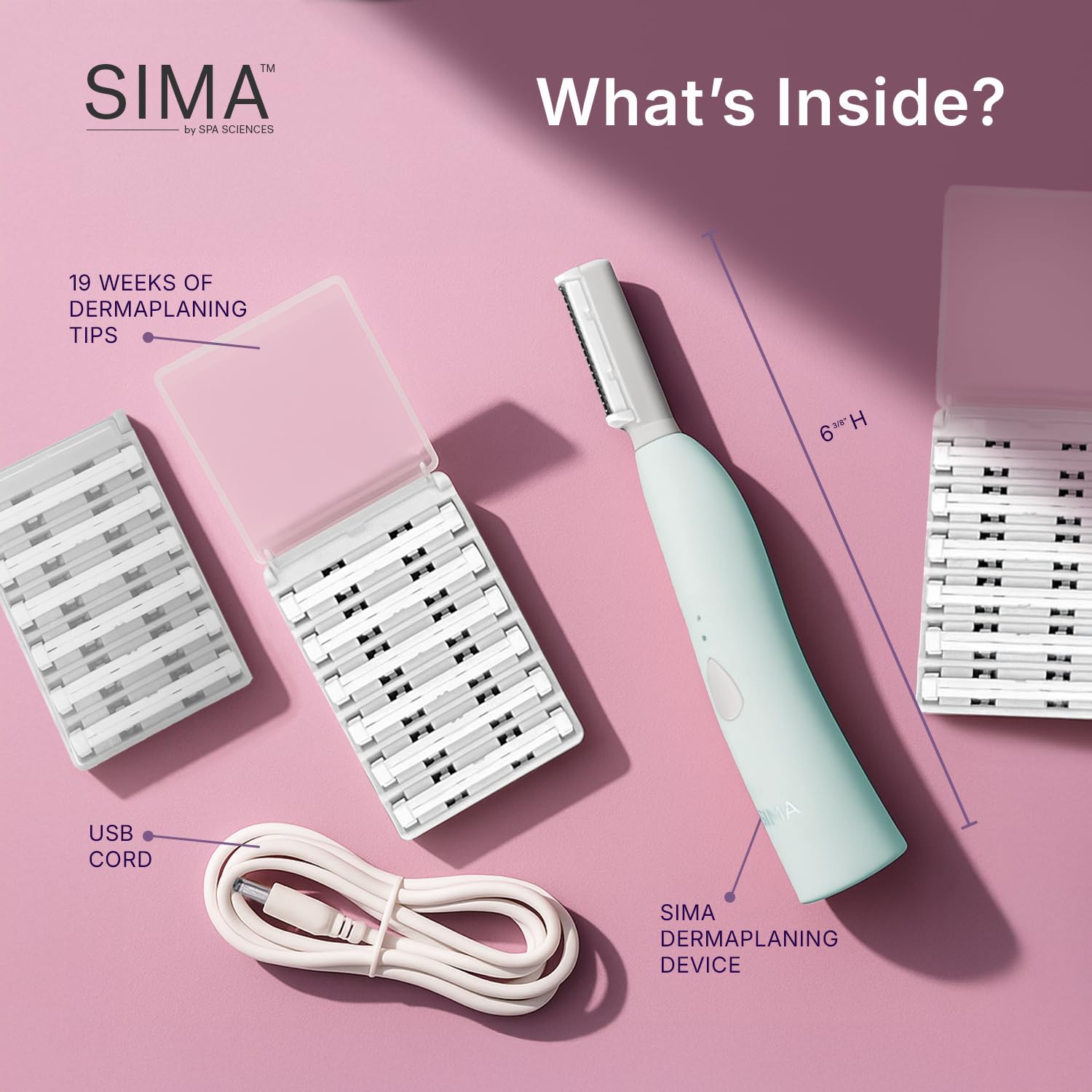 SIMA in at-home use scene for quick spa-like results