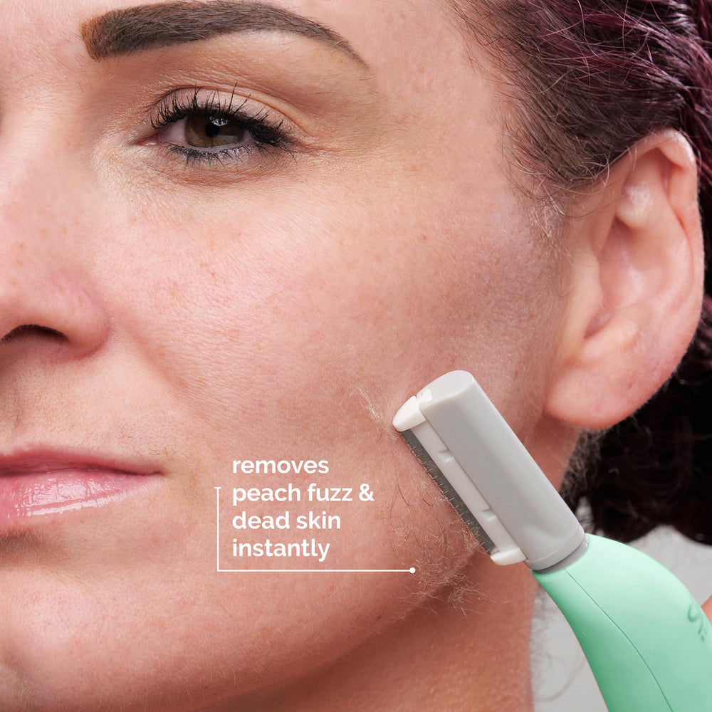 Close-up of SIMA showing pore refinement and skin texture improvement