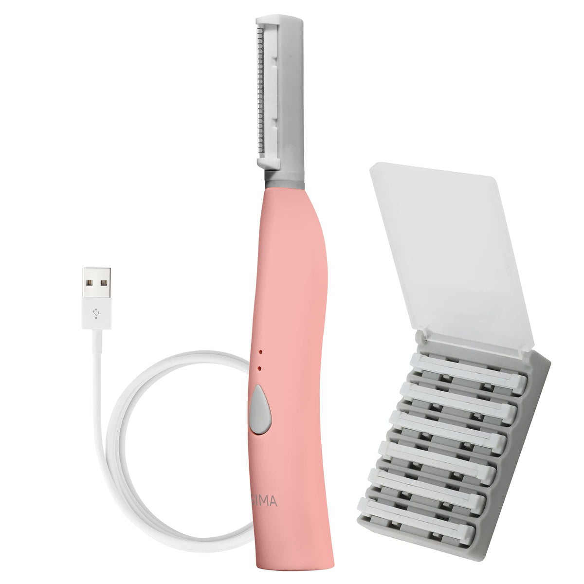 SPA SCIENCES SIMA razor closeup battery powered for easy at-home dermaplaning