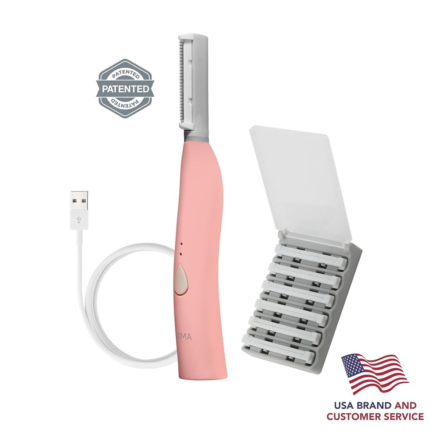 SPA SCIENCES SIMA razor packaging box shows sleek design for safe setup