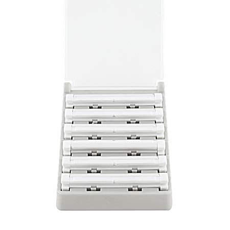 Spa Sciences SIMA dermaplaning blade replacement 6-pack for at-home exfoliation and precision hair removal.