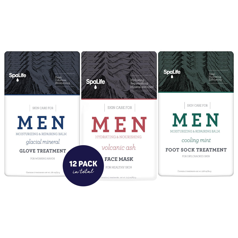 SpaLife guantes glaciares para manos, hidratación profunda para piel seca.
