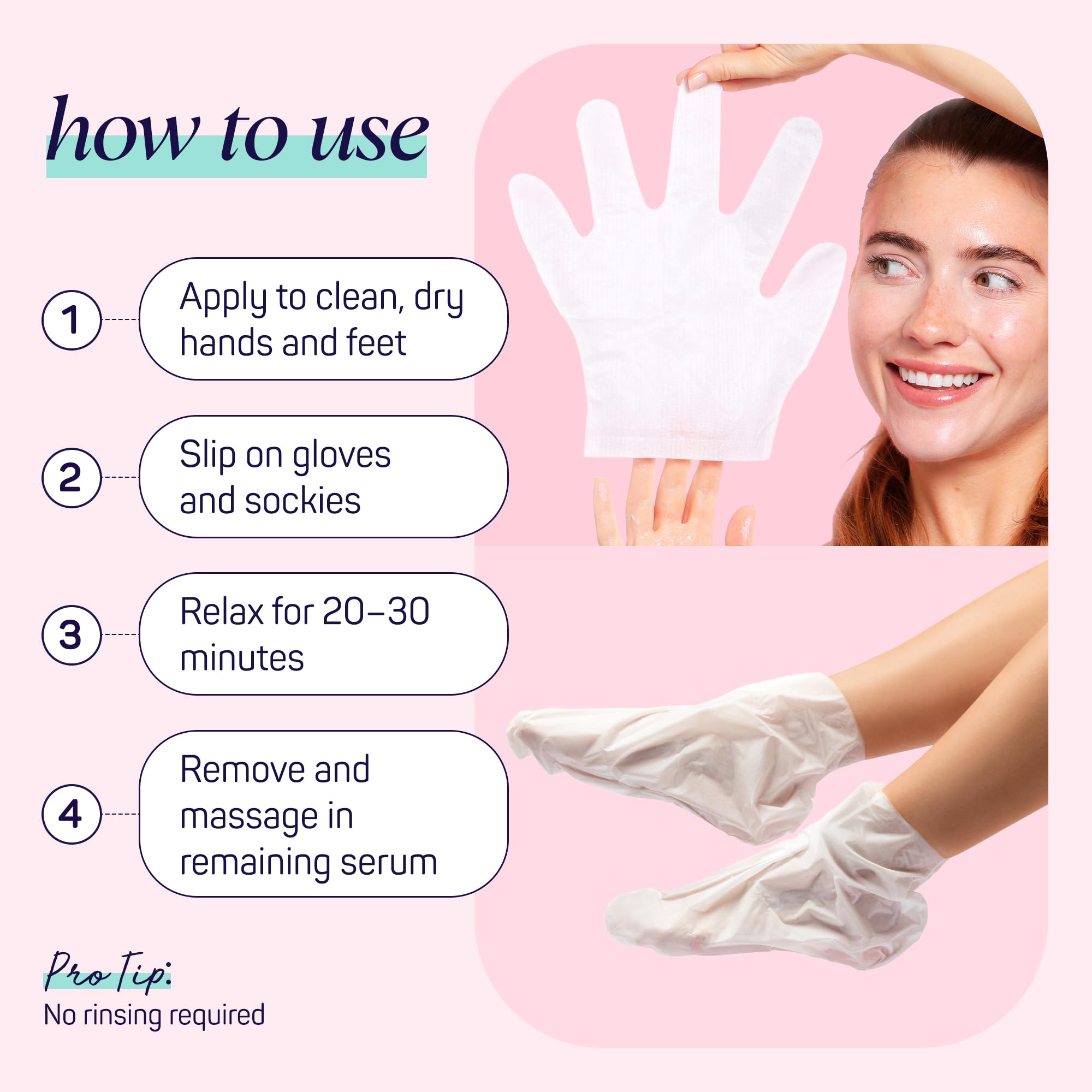 SpaLife self-care gift set with hand gloves and foot masks