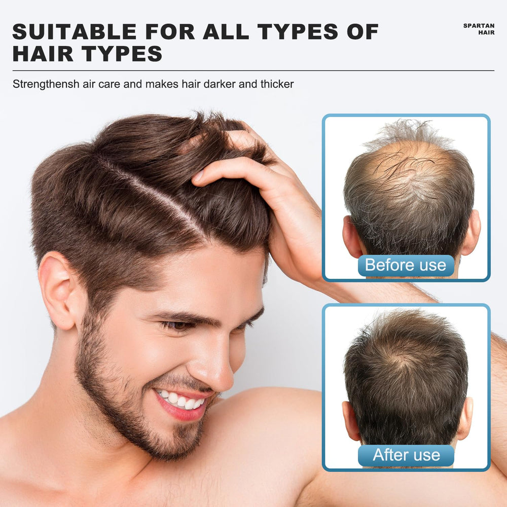 SPARTAN HAIR champú, cabello brillante y suave
