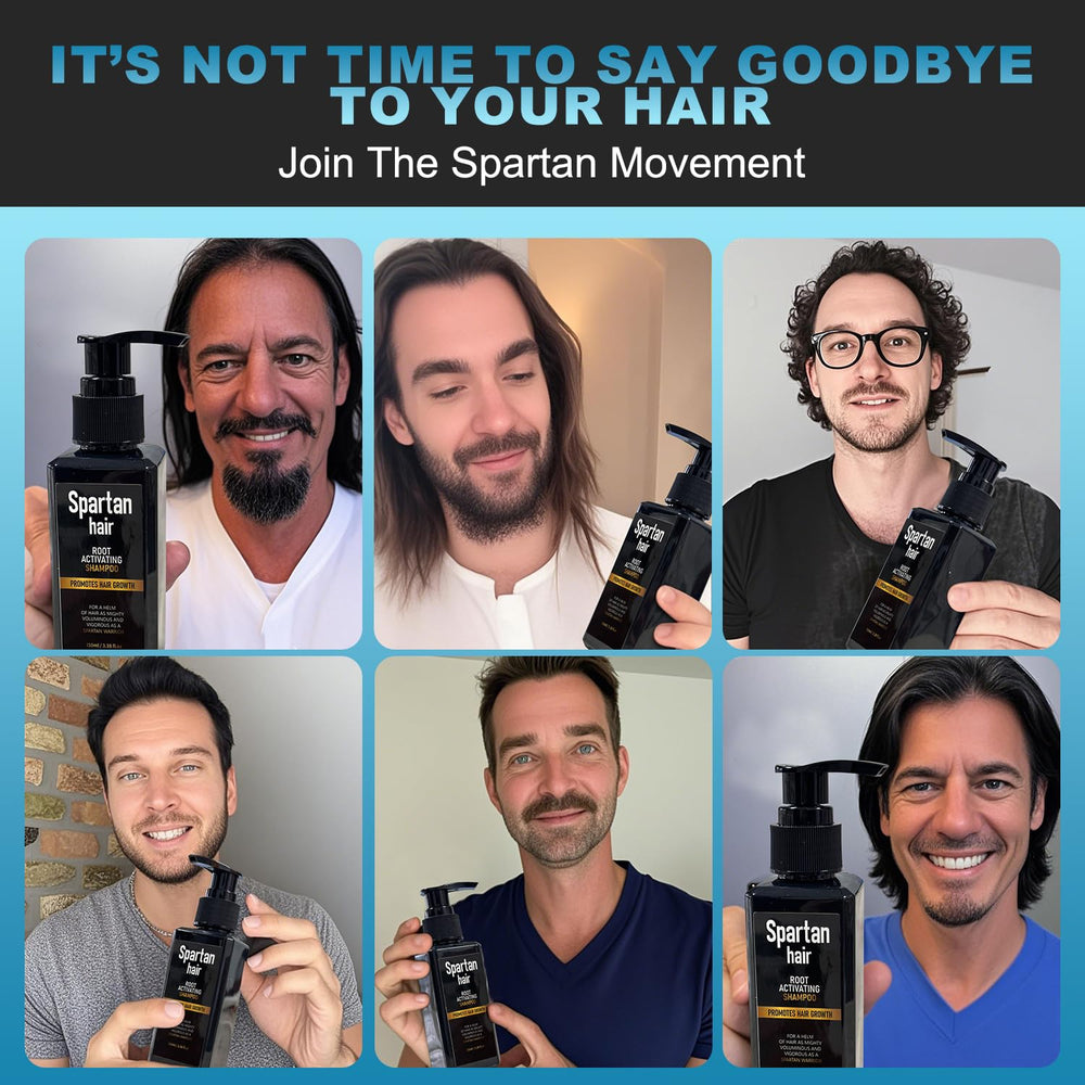 SPARTAN HAIR champú, uso diario sin sulfatos ni colorantes sintéticos