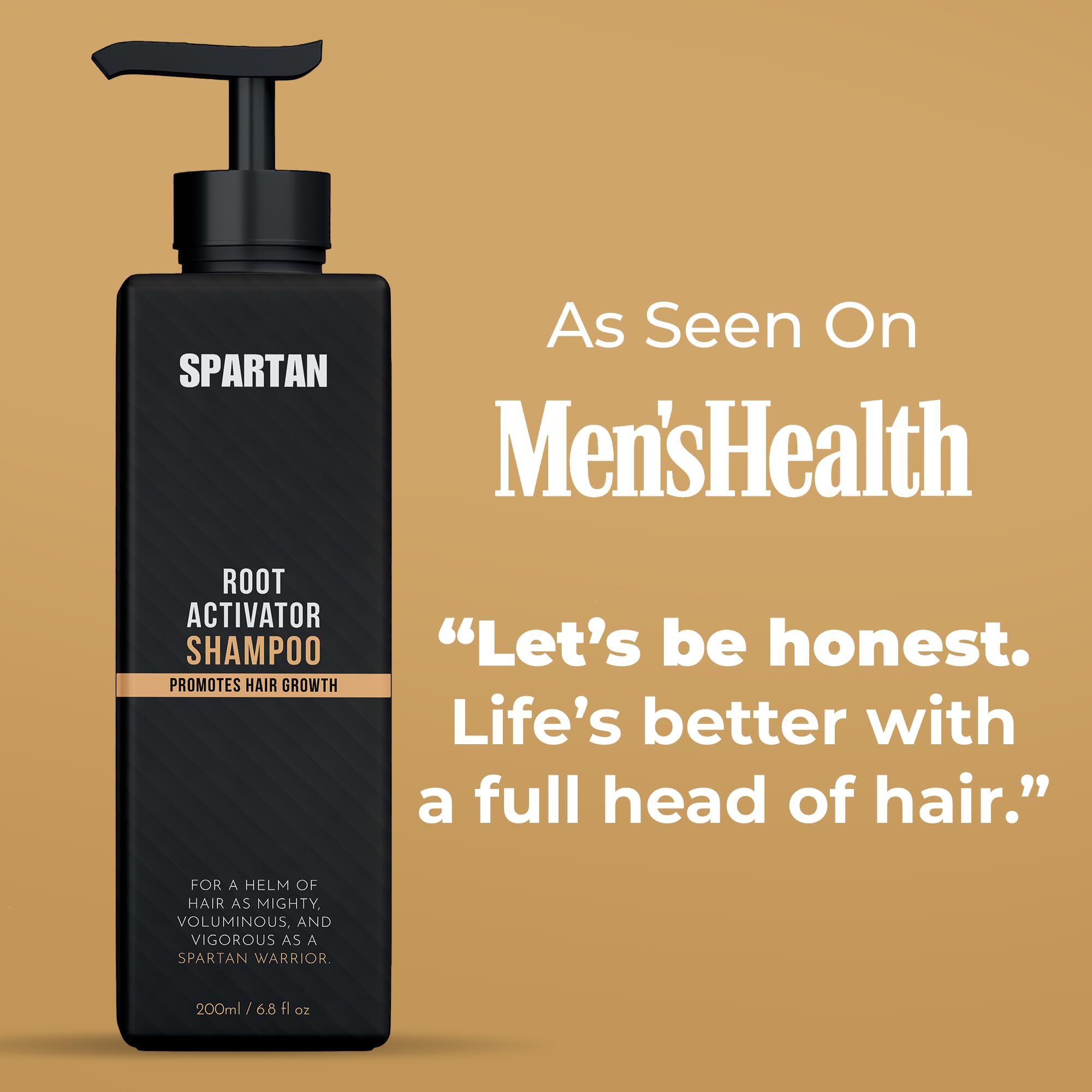 SPARTAN Root Activator Shampoo leaf extract close-up highlights natural ingredients for scalp care.