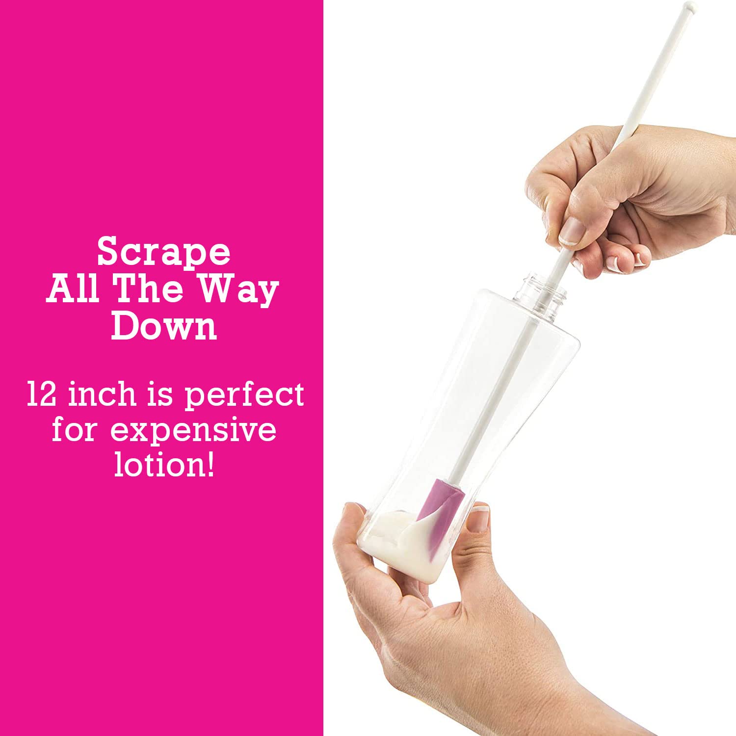 Spatty Daddy last-drop access tool helps minimize waste and maximize usage.